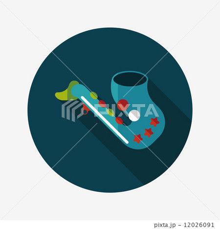 saxophone flat icon with long shadow,eps10 saxophone flat icon with long shadow,eps10 12026091