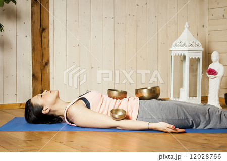 yoga woman yoga woman 12028766