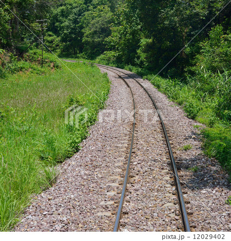 train tracks in country developing 12029402
