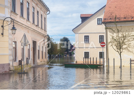 Flooded street 12029861