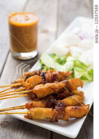 Asian bbq skewer 12037569