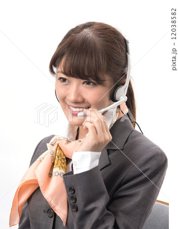 コールセンターの日本人女性の写真素材 1385