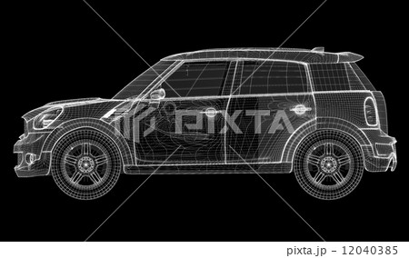 car 3D model car 3D model 12040385