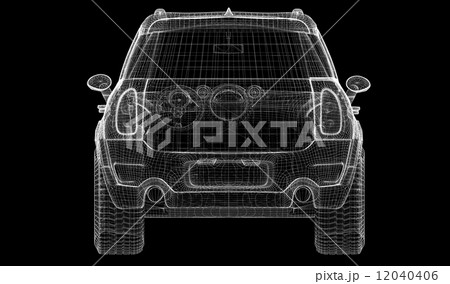 car 3D model car 3D model 12040406