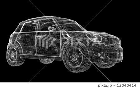 car 3D model car 3D model 12040414