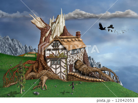 Fantasy Tree Houseのイラスト素材 1453