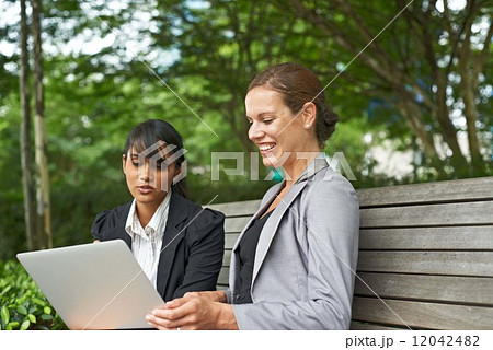 Ladies Working Together in the City Ladies Working Together in the City 12042482