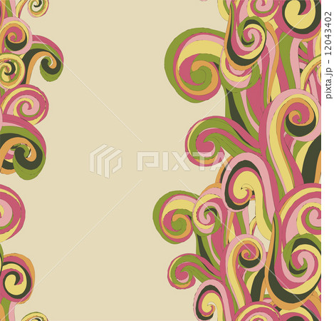 border with abstract hand-drawn pattern 12043402