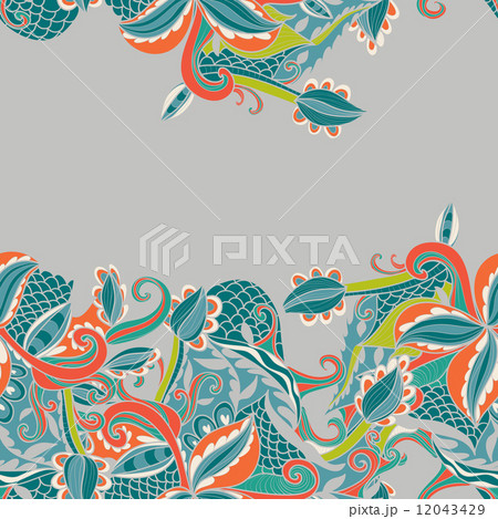 border with abstract hand-drawn pattern 12043429