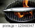 七輪で焼くサンマ 12048347
