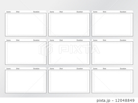 storyboard template gird x 9 12048849