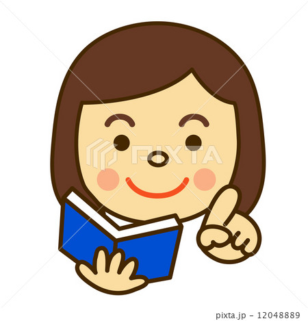 本を見る主婦 12048889