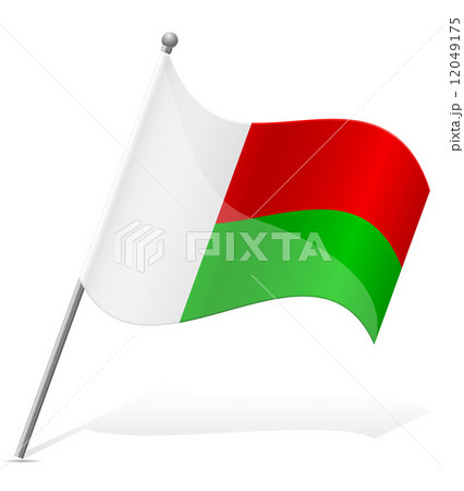 flag of Madagascar vector illustration 12049175