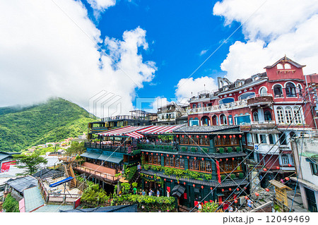 台湾【九份の街並み】 12049469