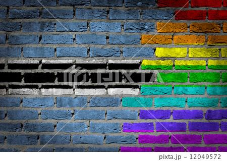 Dark brick wall - LGBT rights - Botswana 12049572