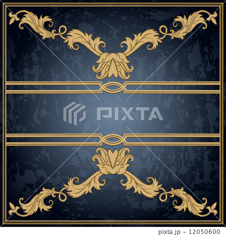 Vintage ornament frame 12050600