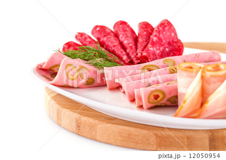 Salami, mortadella and bacon Salami, mortadella and bacon 12050954