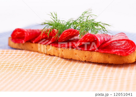 Sandwich with salami Sandwich with salami 12051041