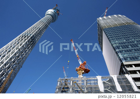 建設中の東京スカイツリー 12055821