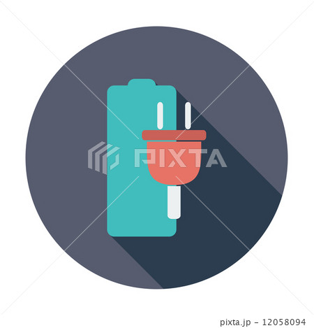 Charging the battery, single icon. 12058094