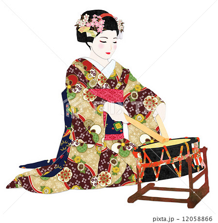 Maiko - Stock Illustration [12058866] - PIXTA