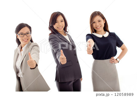 3 Business Women in Studio White background 3 Business Women in Studio White background 12058989