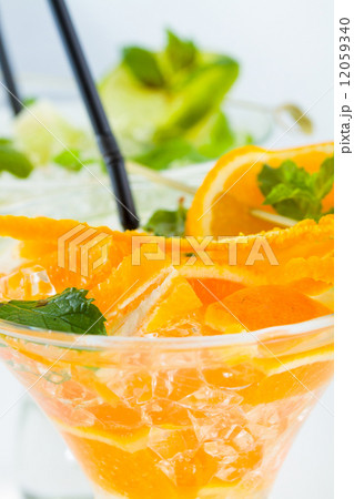 Fresh Lime and Orange Mojito 12059340