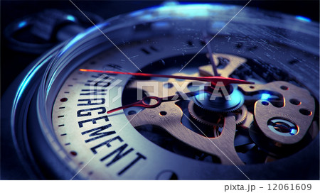 Management on Pocket Watch Face. Management on Pocket Watch Face. 12061609