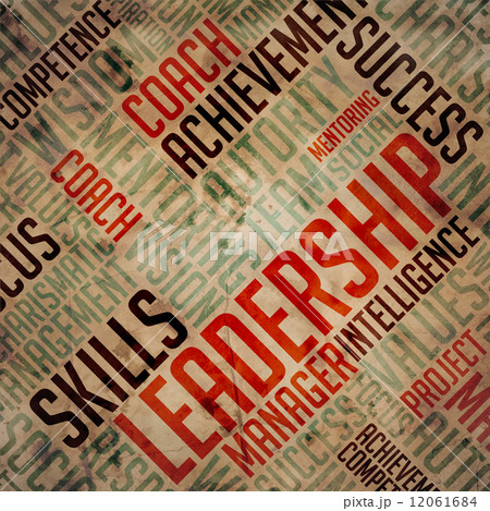 Leadership Concept - Grunge Wordcloud. 12061684