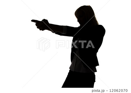 Silhouette of secret agent woman Silhouette of secret agent woman 12062070