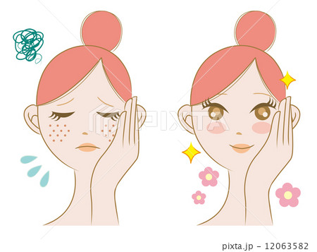 女性　肌荒れ 12063582