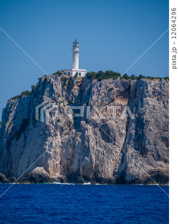 Cape lighthouse of Lefkas island 12064296