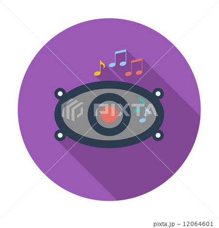 Icon of car speakers. 12064601