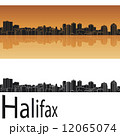 Halifax skyline in orange background 12065074