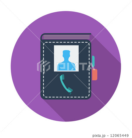 Contact book single icon. Contact book single icon. 12065449