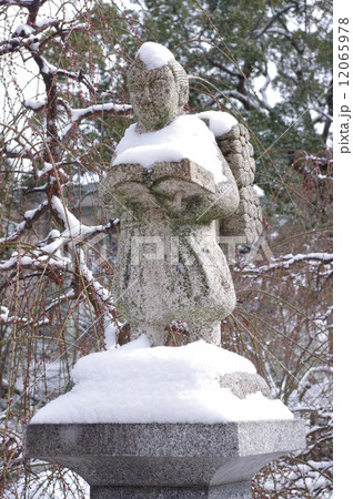 二宮金次郎像雪景色 二宮金次郎像雪景色 12065978