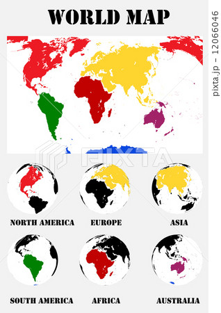 Map Of The World. Vector Illustration. 12066046