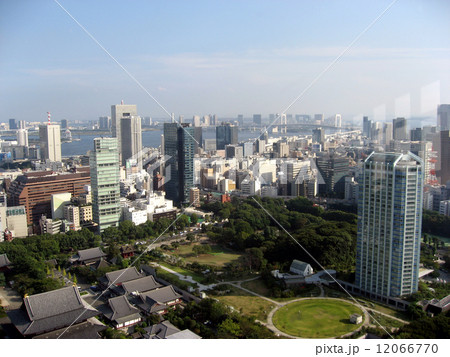 東京タワーから見た東京の街 12066770