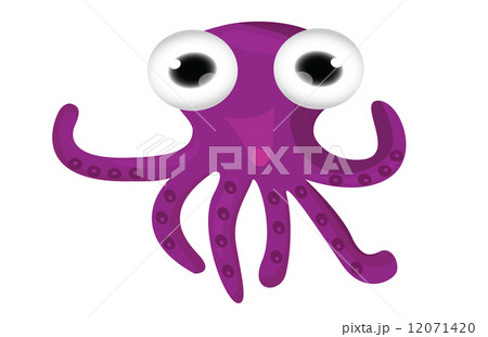 Cute octopus cartoon 12071420