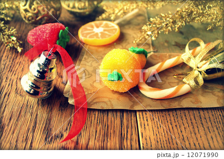 Vintage photo of Christmas decoration 12071990