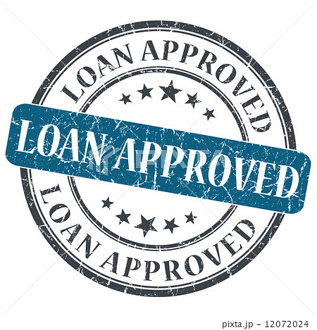 loan approved blue round grungy stamp isolated on white background loan approved blue round grungy stamp isolated on white background 12072024