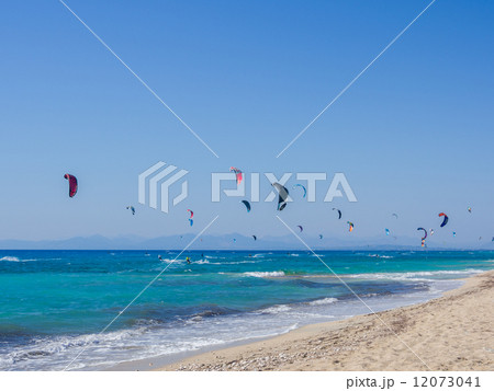Agios Ioannis beach on the Ionian island of Lefkas Greece Agios Ioannis beach on the Ionian island of Lefkas Greece 12073041