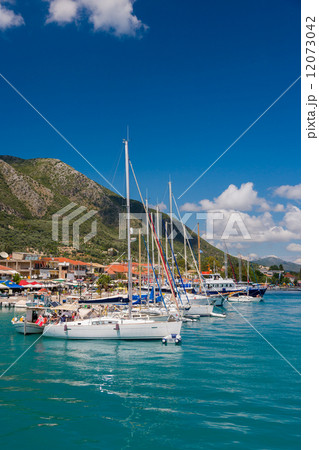 Harbor of Nidri on Lefkas island Harbor of Nidri on Lefkas island 12073042