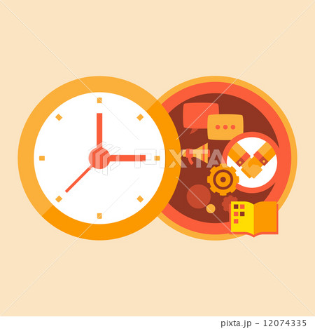 time business and meetings with partners 12074335
