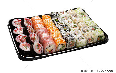 Set of Japanese sushi Set of Japanese sushi 12074596