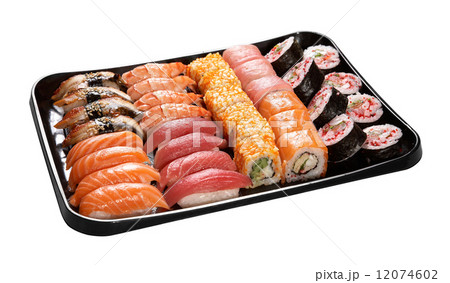 Set of Japanese sushi 12074602