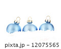 christmas balls blue 12075565