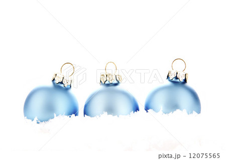 christmas balls blue 12075565