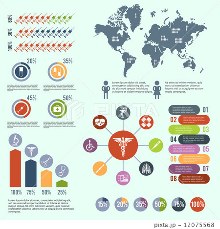 Medical healthcare infographic 12075568