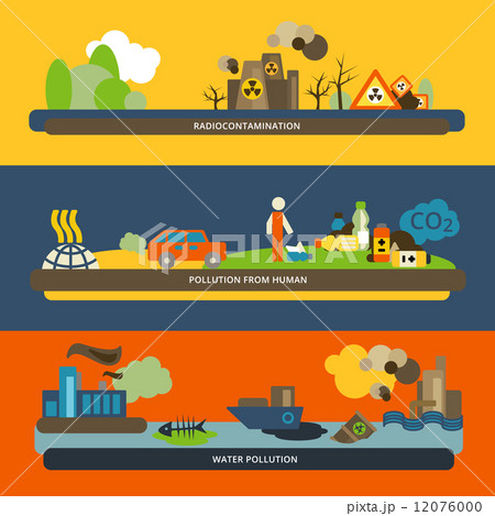 Pollution Flat Banners Pollution Flat Banners 12076000